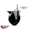 Service Caster 5 Inch Hard Rubber 12 MM Threaded Stem Caster with Brake SCC-TS20S514-HRS-PLB-M1215 - alternate 3